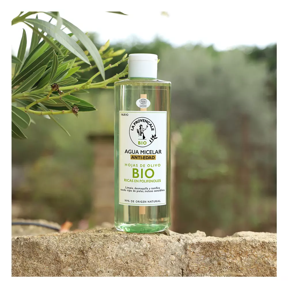 La Provençale Bio AGUA MICELAR BIO anti-edad hojas olivo 2 AGUA MICELAR BIO anti-edad hojas olivo Nước micellar chính hãng La Provençale Bio