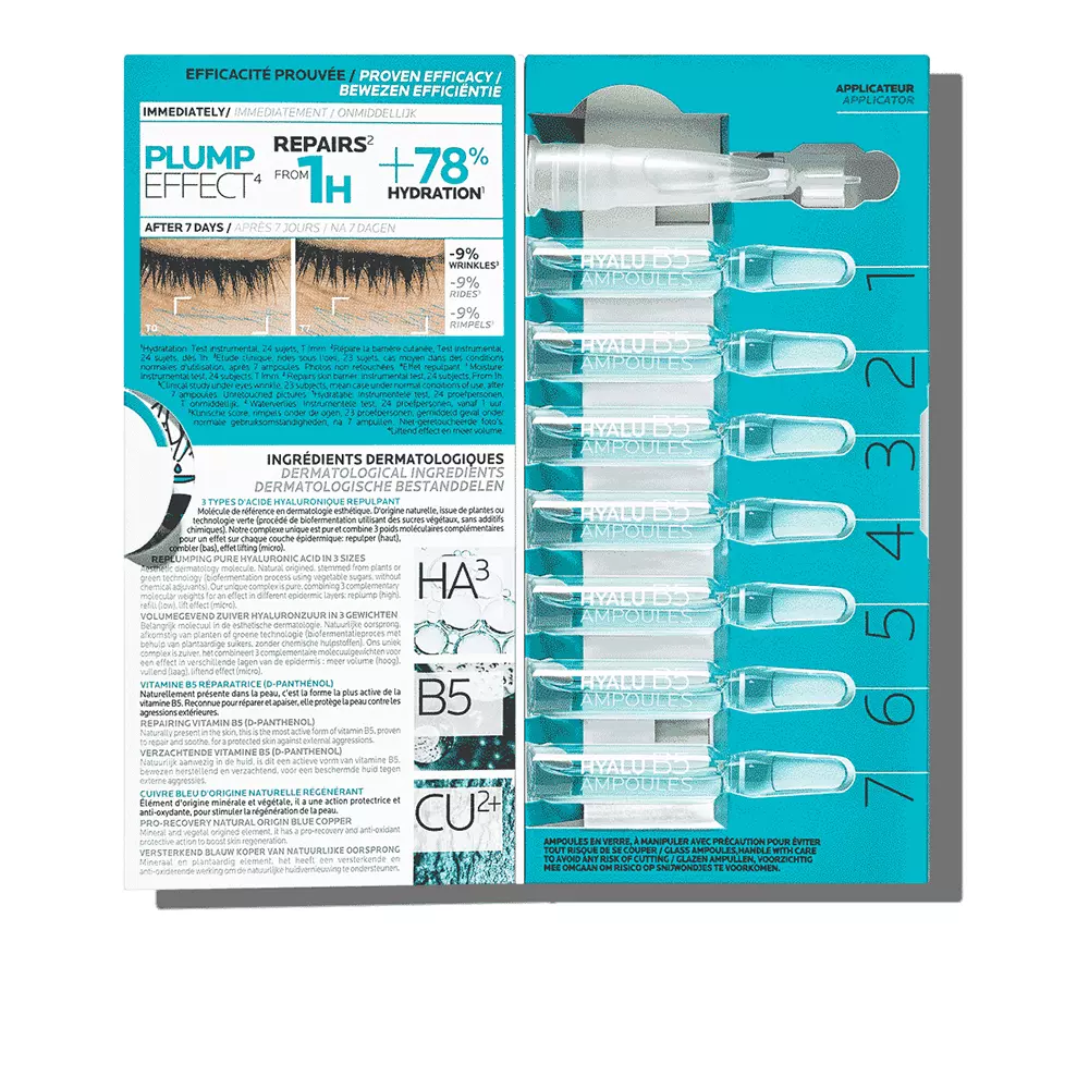La Roche Posay HYALU B5 ampollas 4 Kem chống lão hóa & điều trị chống nhăn La Roche Posay HYALU B5 ampollas