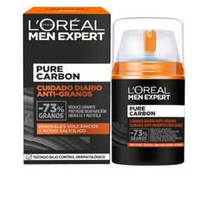 Kem dưỡng ẩm L'Oréal París MEN EXPERT pure charcoal cuidado diario antigranos