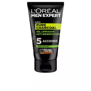 Sữa rửa mặt L'Oréal París MEN EXPERT pure charcoal gel limpiador purificante