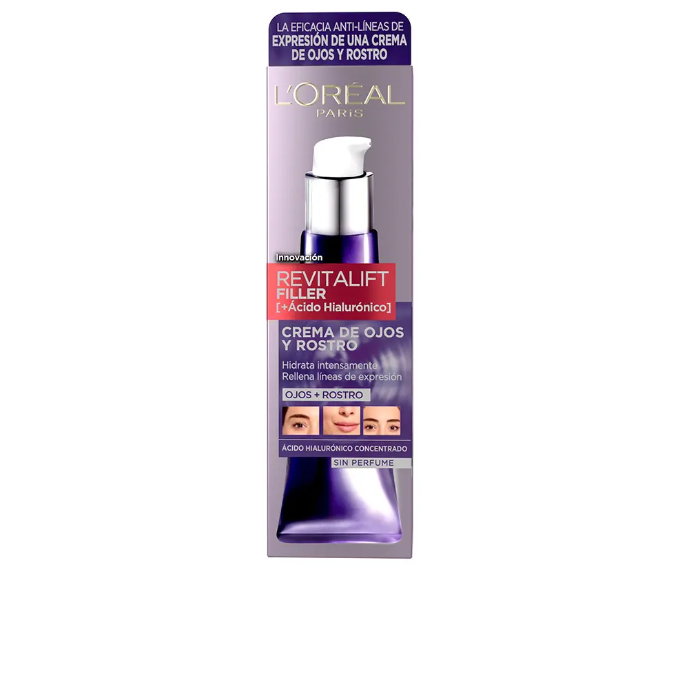 L'Oréal París REVITALIFT FILLER ácido hialurónico crema ojos 2 REVITALIFT FILLER ácido hialurónico crema ojos Kem đường viền mắt chính hãng L'Oréal París