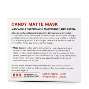 Lullage CANDY MATTE MASK mascarilla carbón azul Kem dưỡng ẩm da mặt