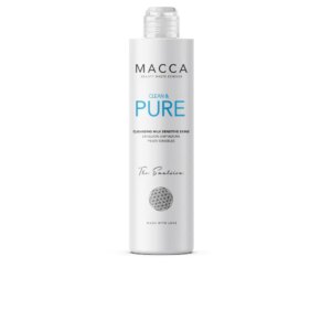 Khuôn mặt sạch hơn Macca CLEAN & PURE cleansing milk sensitive skins