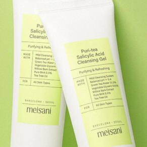 Sữa rửa mặt Meisani PURI-TEA salicylic acid cleansing gel