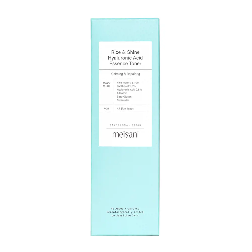 Meisani RICE AND SHINE hyaluronic acid essence toner 2 RICE AND SHINE hyaluronic acid essence toner Nước hoa hồng chính hãng Meisani