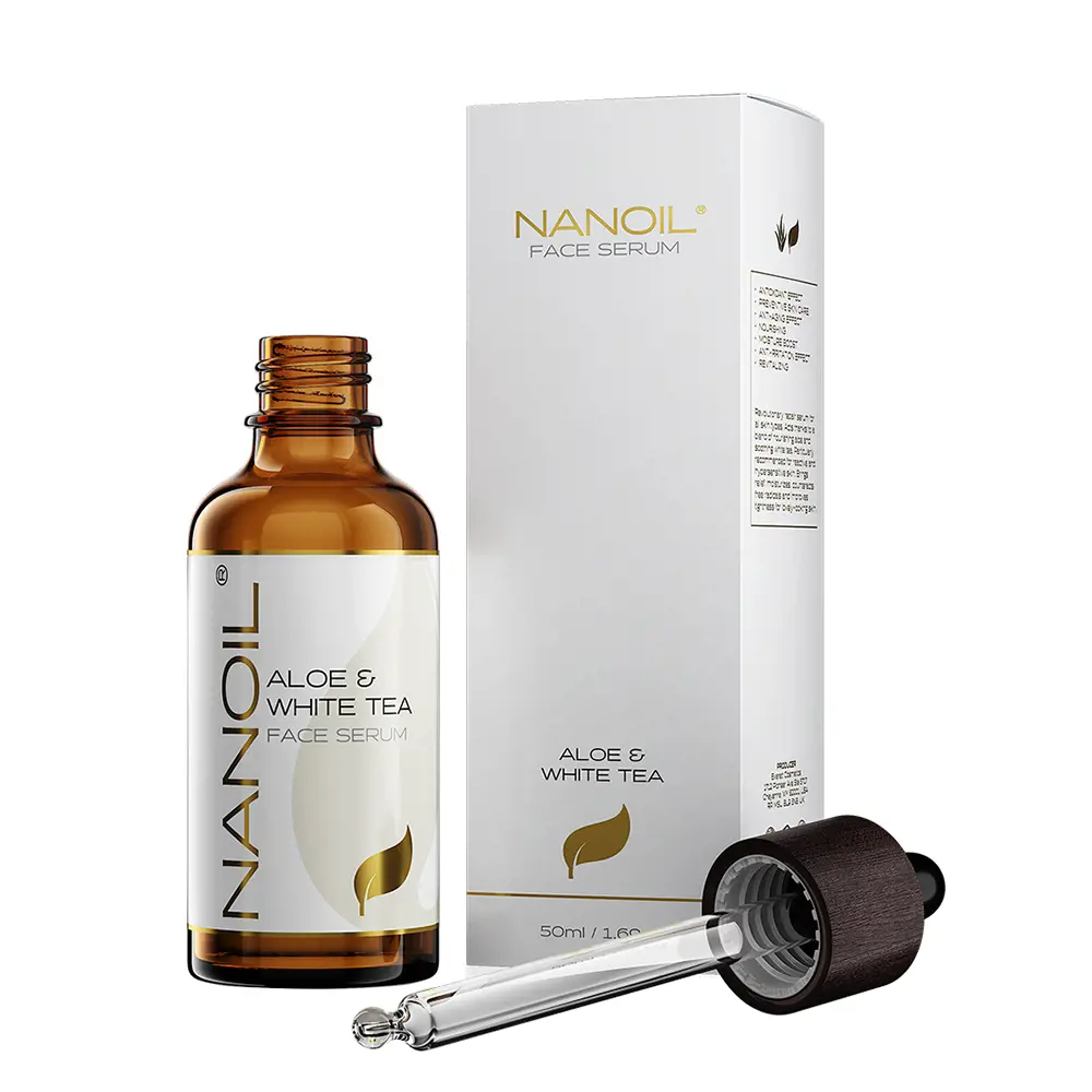 Nanoil FACE SERUM aloe & white tea 2 FACE SERUM aloe & white tea Kem dưỡng ẩm chính hãng Nanoil