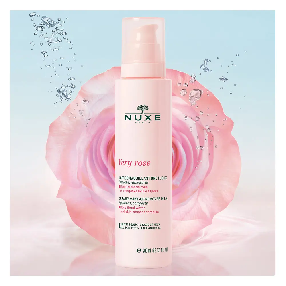 Nuxe VERY ROSE lait demaquillant onctueux 2 VERY ROSE lait demaquillant onctueux Tẩy trang chính hãng Nuxe