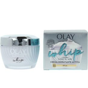 WHIP LUMINOUS crema hidratante activa SPF30 Flash effect chính hãng Olay