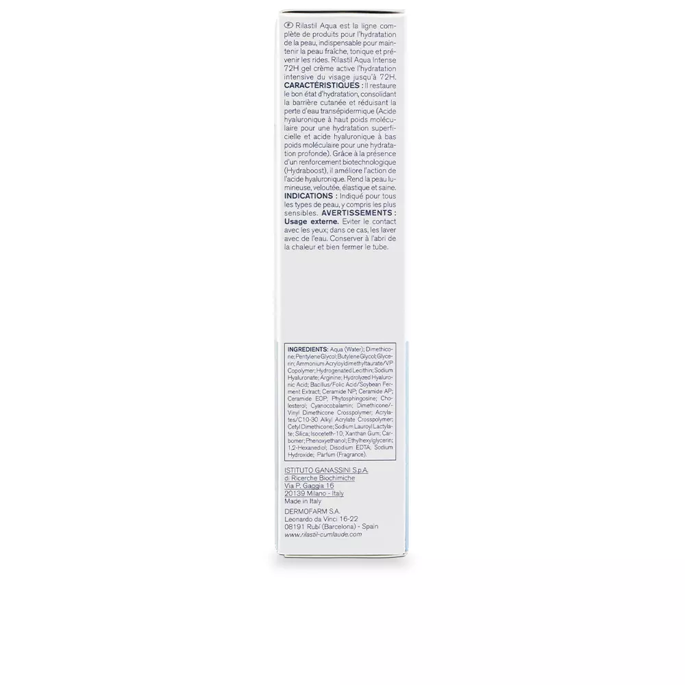 Rilastil AQUA INTENSE 72H gel crema hidratante intenso 4 Kem dưỡng ẩm Rilastil AQUA INTENSE 72H gel crema hidratante intenso