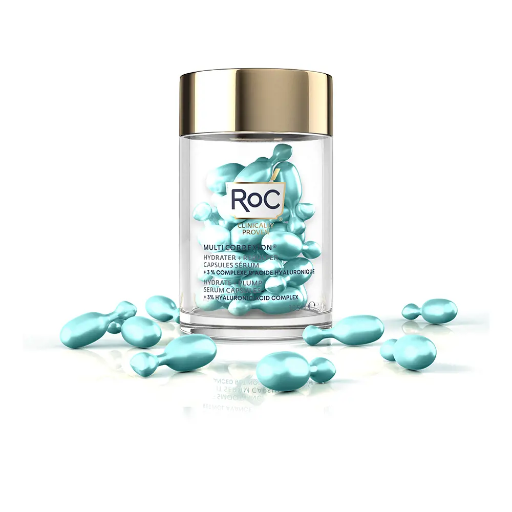Roc HYDRATE + PLUMP cápsulas serum con ácido hialurónico 2 HYDRATE + PLUMP cápsulas serum con ácido hialurónico Kem dưỡng ẩm chống lão hóa và điều trị chống nhăn chính hãng Roc