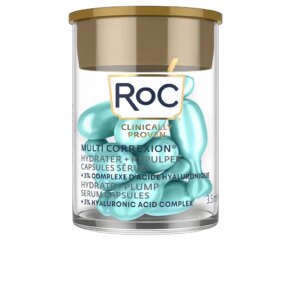 Kem chống lão hóa & điều trị chống nhăn Roc HYDRATE + PLUMP night serum capsules with hyaluronic ...