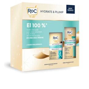 Bộ chăm sóc da Roc HYDRATE + PLUMP SERUM HYALURONIC ACID PACK