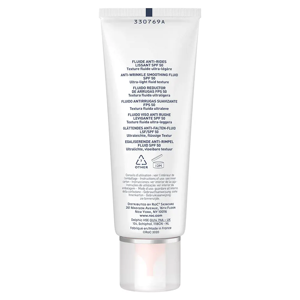 Roc PROTECCIÓN SOLAR anti-arrugas SPF50 3 Roc PROTECCIÓN SOLAR anti-arrugas SPF50 Kem dưỡng ẩm chống lão hóa và điều trị chống nhăn