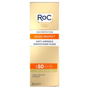 Roc PROTECCIÓN SOLAR anti-arrugas SPF50 7 Kem dưỡng ẩm chống lão hóa và điều trị chống nhăn Roc PROTECCIÓN SOLAR anti-arrugas SPF50