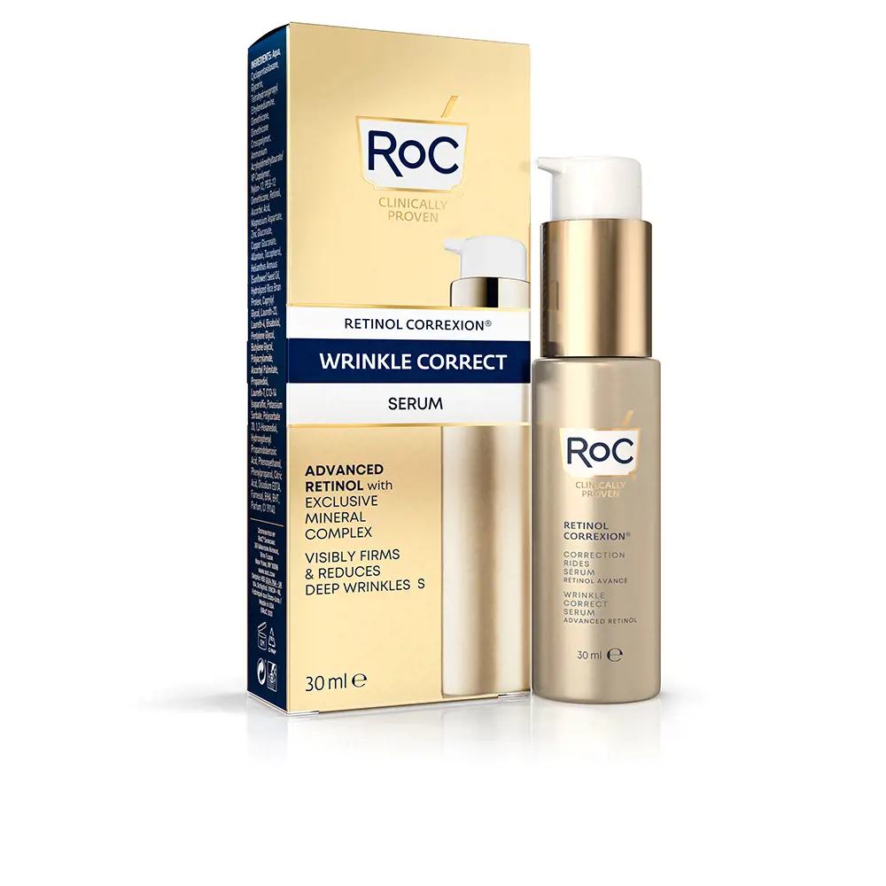 Roc WRINKLE CORRECT ADVANCED RETINOL serum 2 WRINKLE CORRECT ADVANCED RETINOL serum Kem dưỡng ẩm chính hãng Roc