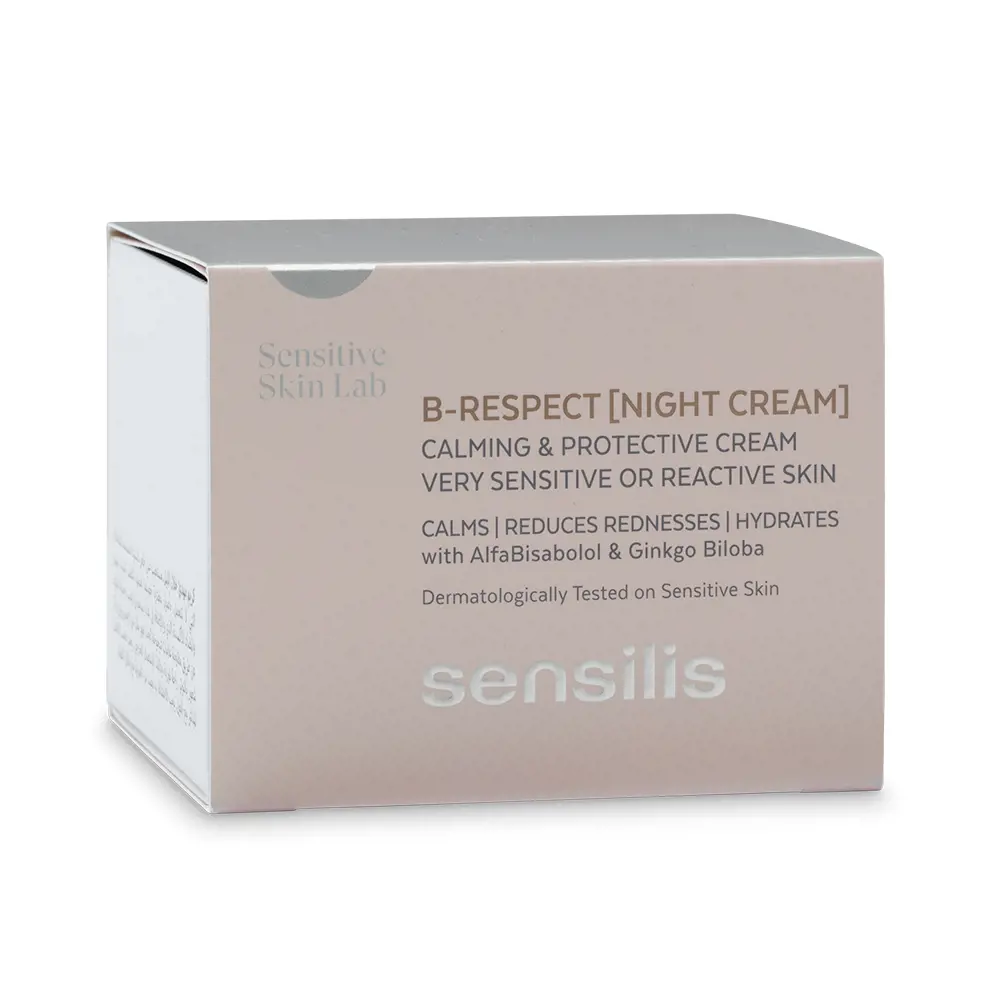 Sensilis B-RESPECT crema de noche calmante 2 B-RESPECT crema de noche calmante Kem trị mẩn đỏ chính hãng Sensilis