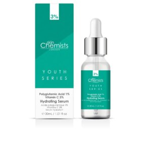 POLYGLUTAMIC ACID 1% VITAMIN C 3% hydrating serum Kem dưỡng ẩm chống lão hóa và điều trị chống nhăn chính hãng Skin Chemists