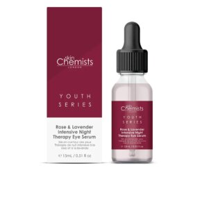 Kem đường viền mắt Skin Chemists ROSE & LAVANDER intensive night therapy eye serum