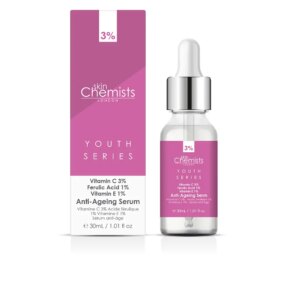 VITAMIN C 3% FERULIC ACID 1% VITAMIN E 1% anti-ageing... Kem dưỡng ẩm chống lão hóa và điều trị chống nhăn chính hãng Skin Chemists