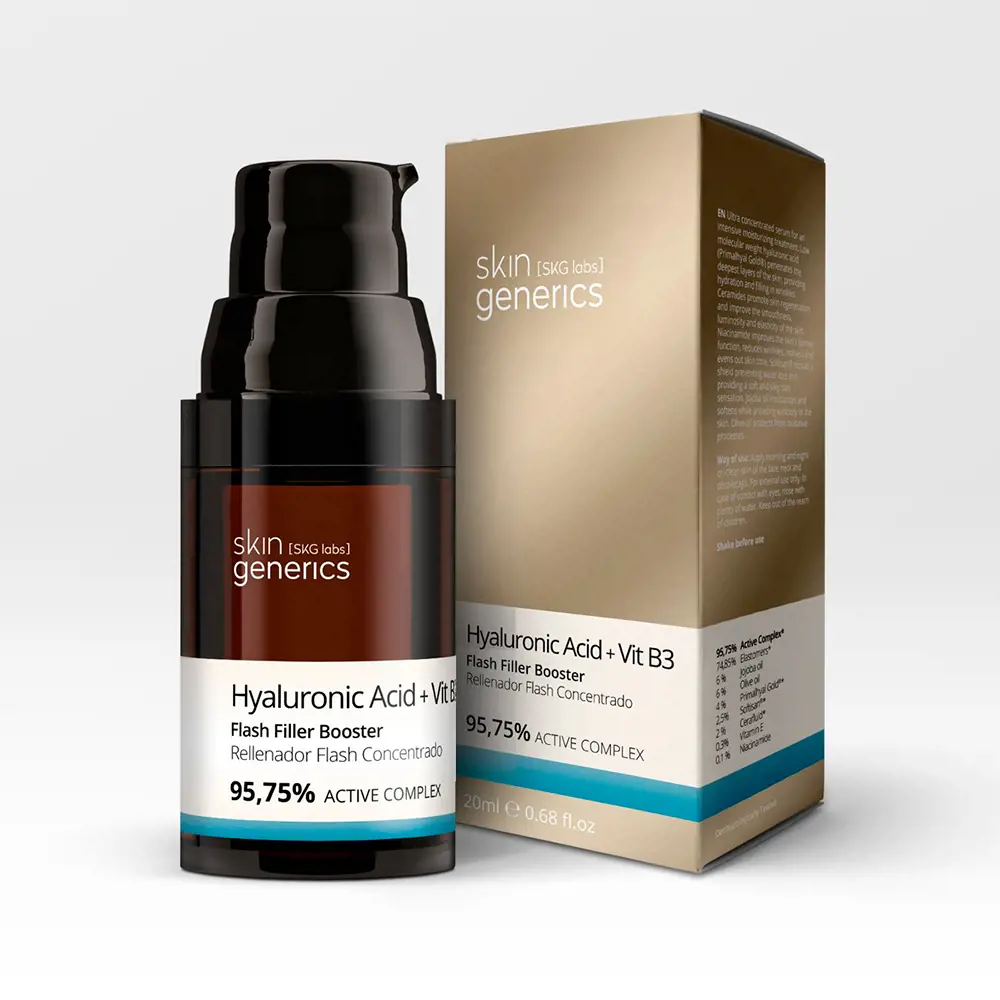 Skin Generics HYALURONIC ACID + VIT B3 concentrated flash filler 95... 2 HYALURONIC ACID + VIT B3 concentrated flash filler 95... Kem dưỡng ẩm Flash effect chính hãng Skin Generics