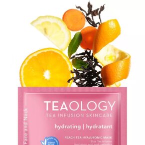 FACE AND NECK peach tea hyaluronic mask Mặt nạ chính hãng Teaology