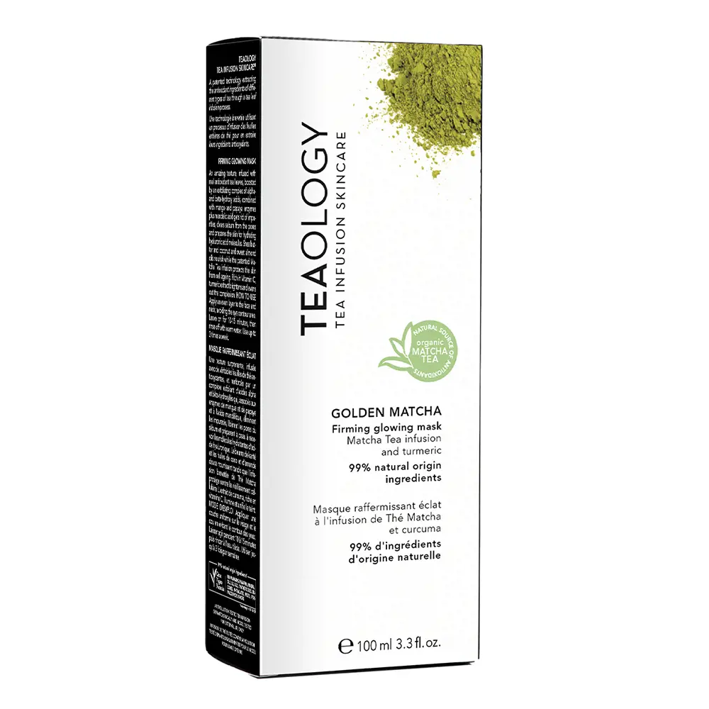 Teaology GOLDEN MATCHA TEA firming glowing mask 2 GOLDEN MATCHA TEA firming glowing mask Mặt nạ chính hãng Teaology