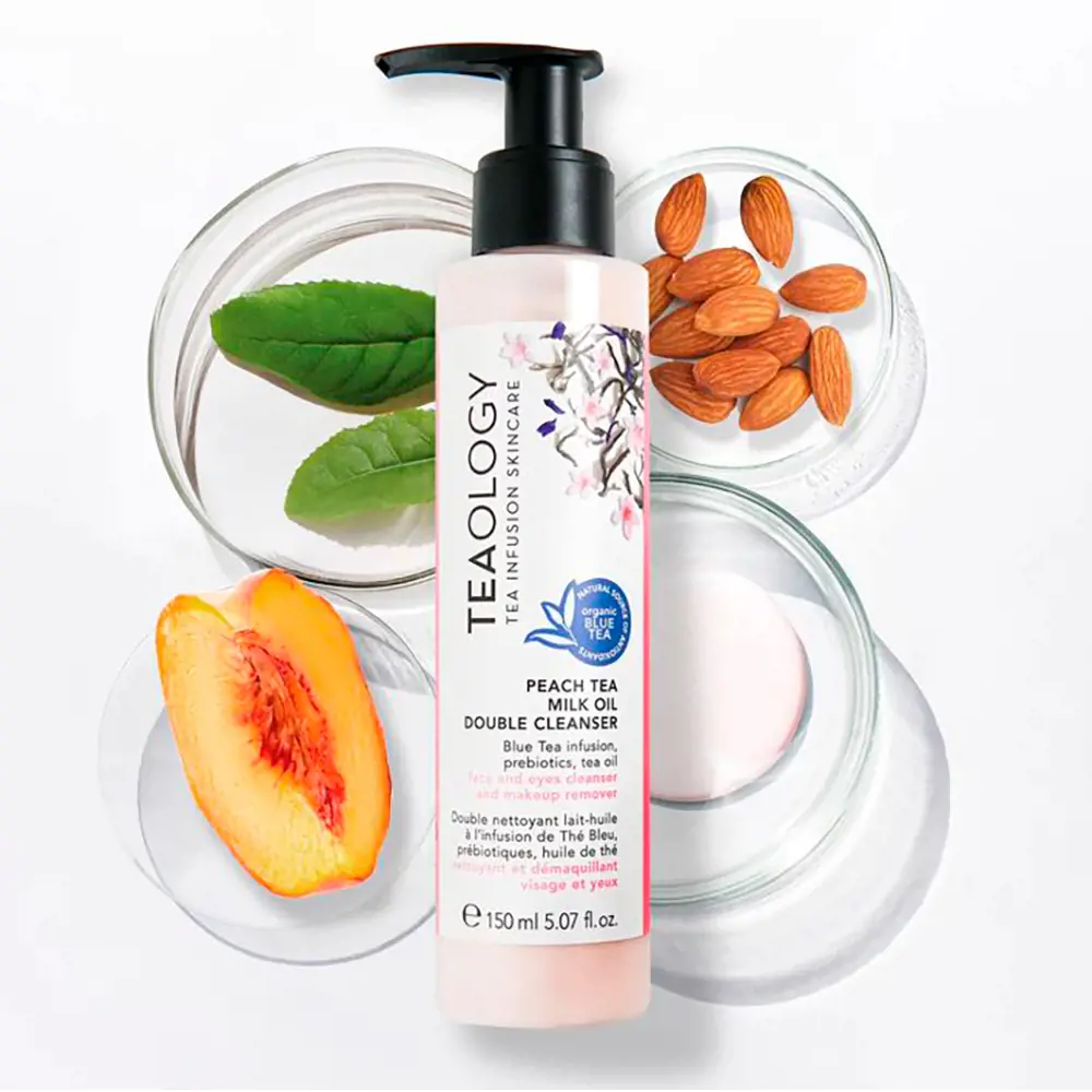 Teaology PEACH TEA double cleanser 2 PEACH TEA double cleanser Sữa làm sạch chính hãng Teaology