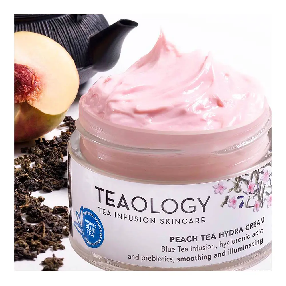 Teaology PEACH TEA hydra cream 4 Kem dưỡng ẩm Teaology PEACH TEA hydra cream