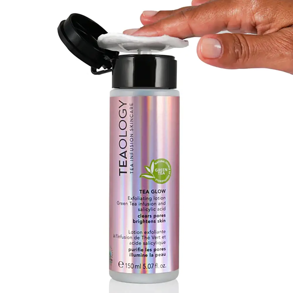 Teaology GREEN TEA GLOW exfoliating lotion 2 GREEN TEA GLOW exfoliating lotion Tẩy tế bào chết da mặt chính hãng Teaology