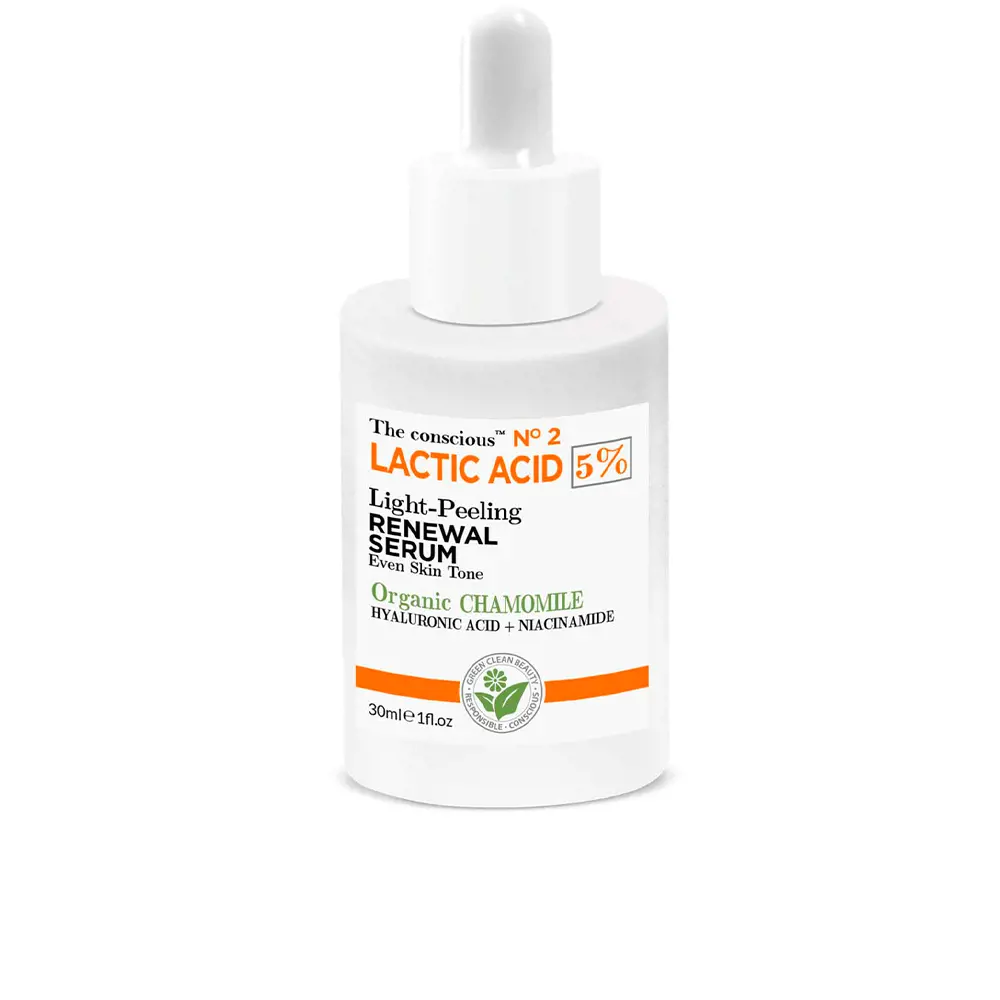 The Conscious™ LACTIC ACID light peeling renewal serum organic chamo... 2 LACTIC ACID light peeling renewal serum organic chamo... Tẩy tế bào chết da mặt chính hãng The Conscious™