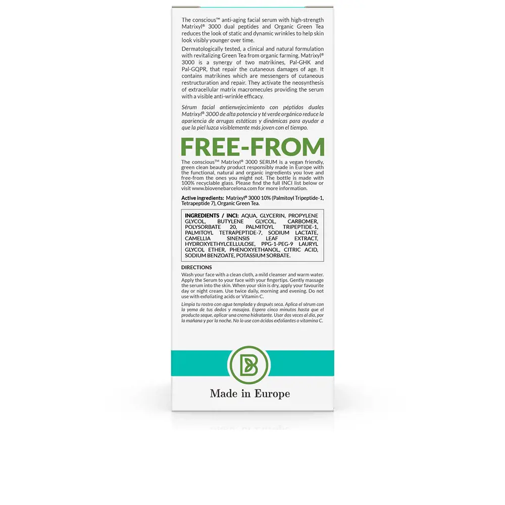 The Conscious™ MATRIXYL® age-reversal lifting serum organic green te... 3 The Conscious™ MATRIXYL® age-reversal lifting serum organic green te... Kem siết da & làm săn chắc kem chống lão hóa & điều trị chống nếp nhăn