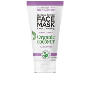 The Conscious™ NIACINAMIDE blemish-rescue face mask organic coconut 5 NIACINAMIDE blemish-rescue face mask organic coconut Kem dưỡng ẩm chính hãng The Conscious™