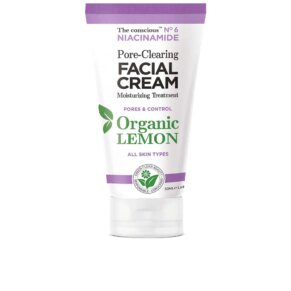 NIACINAMIDE pore-clearing facial cream organic lemon Kem dưỡng ẩm Điều trị mụn trứng cá & loại bỏ đầu đen chính hãng The Conscious™