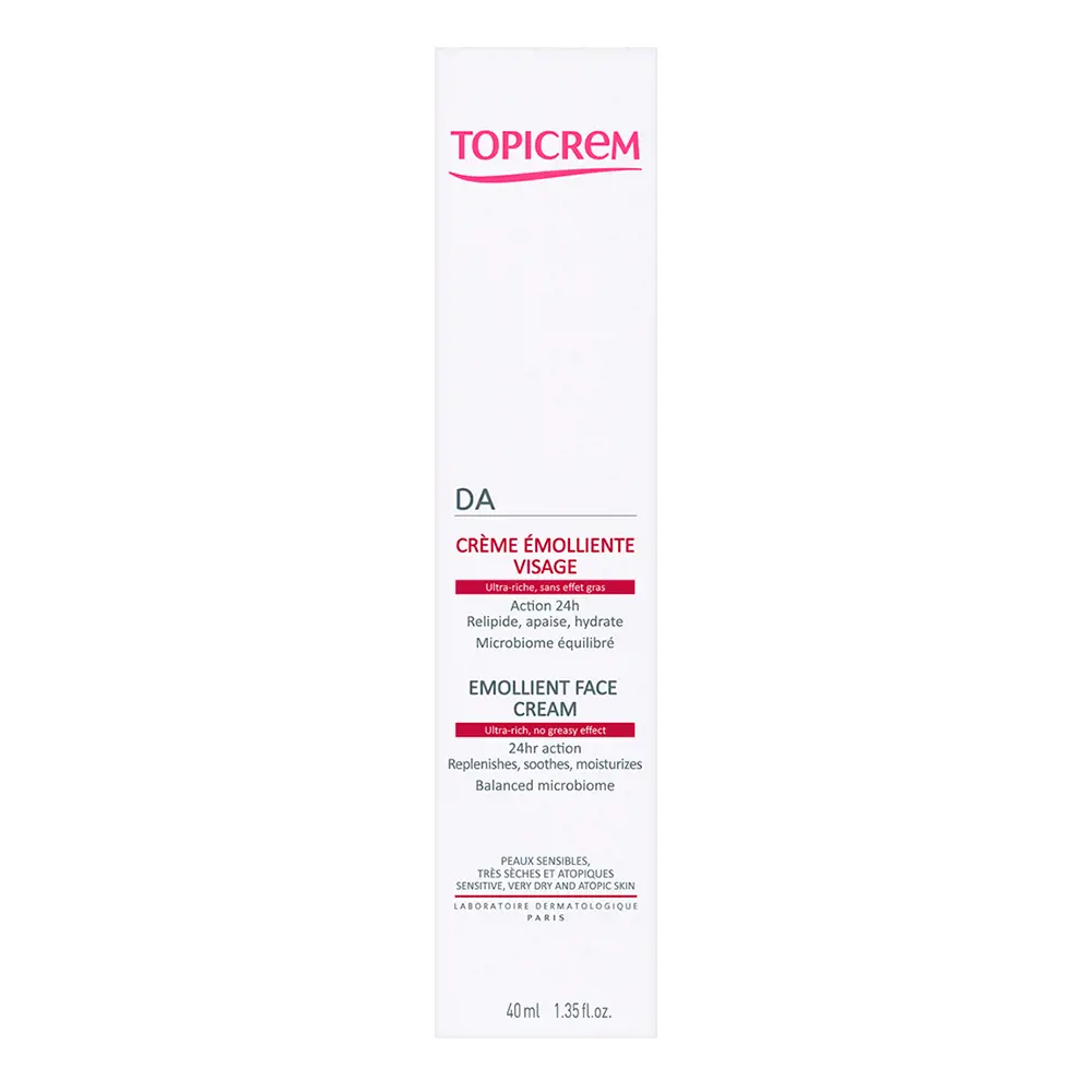 Topicrem DA facial emollient cream 2 DA facial emollient cream Kem dưỡng ẩm chính hãng Topicrem