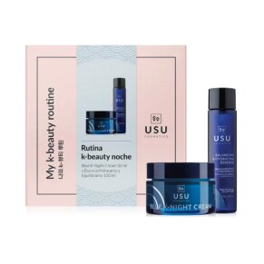 Kem dưỡng ẩm chống lão hóa và điều trị chống nhăn Usu Cosmetics RUTINA K-BEAUTY NOCHE SET