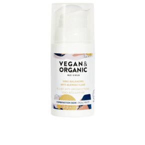 Kem điều trị mụn trứng cá & loại bỏ mụn đầu đen Vegan & Organic SEBO-BALANCING ANTI-BLEMISH fluid combination skin