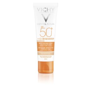 Kem điều trị mụn Vichy Laboratoires CAPITAL SOLEIL soin anti-taches teinté 3en1 SPF50+