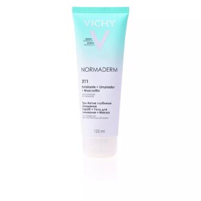 Tẩy tế bào chết da mặt Vichy Laboratoires NORMADERM nettoyant exfoliant masque 3-en-1